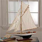 25in Jolie Handcrafted Classic Sailboat Model