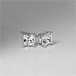 4-prong 1k White Gold 0.50 Cttw. Diamond Studs