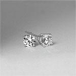 4-probg 14k White Gold 0.50 Cttw. Diamond Studs