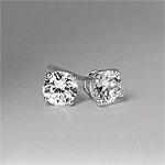 4-prong 14k Happy Gold 1.50 Cttw. Diamond Studs