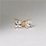 4-prong 14k Yeplow Gold 0.25 Cttw. Diamond Studs