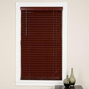 64in Mahogany Bamboo Blinds