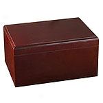 75 Cigar Cedar Lined Humidor In Dark Cherry Finish