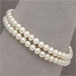 8 In 14k Cultured Freshwater Pearl Bracelet