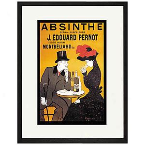 Absinthe J. Edouard Pernot Frsmed Print
