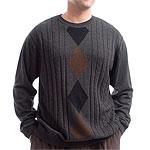 Alex Cannon Crewneck Argyle Sweater