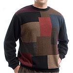 Alex Cannon Patchwork Crewneck Sweater