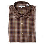 Alex Cannon Tartan Check Cotton Dress Shirt