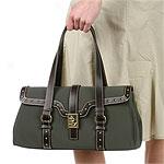 America's Fvorite Designer Studded Nylon Satchel