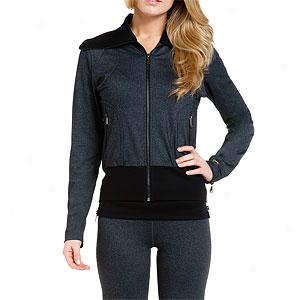 Andrew Marc Sveltana Slate Compression Jacket