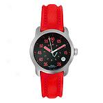 Angular Momentum Men's Illum/iv Red Quartz Watch