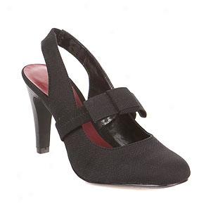 Ann Marino Legendary Herringbone Slnigback Pump