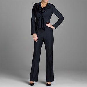 Anne Klein Granite 1-button Pantsuit