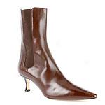 Anne Klein Jay Leather Ankle Boot With Gore Side