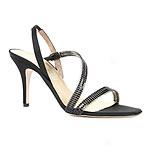 Anne Klein Ny Black Lola Strappy Slingbacks