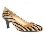 Anne Klein Ny Fir Round Toe Calf Hair Pump