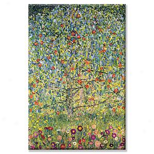 Apple Tree Canvas Print By Klimt