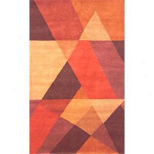 Arcadia Crystal Sunset Hand Knotted Wool Rug