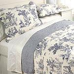 Ardoise Toile Quilt & Shams Set