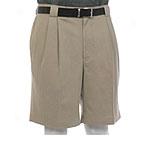 Axis Men's Pleated Cotton Shorts