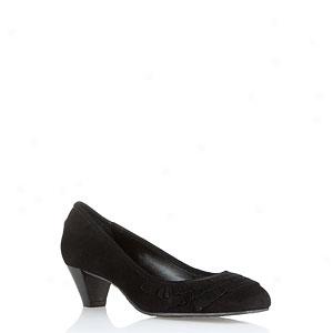 Bcbgmaxazria Violet Black Suede Pump