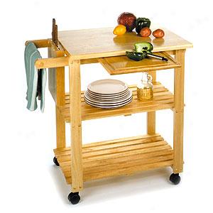 Beechwood Kitchen Utility Cart