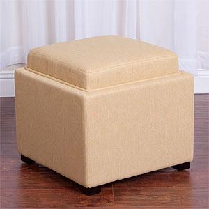 Bennett Estrrella Lemoncello Storage Ottoman