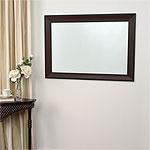 Beveled Mirror By the side of3 0 In X 42 In Wood Framr