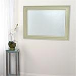 Beveled Mirror With 32 In X 44 In Wood Frame