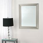 Beveled Sheek Reflector With 29 In X 35 In Wood Frame