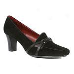 Bill Blass Beethoven Suede Mid-heel Loafer