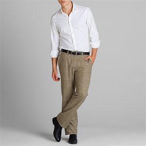 Bills Khakis Glen Plaid Tweed Pant