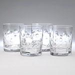 Block Set Of 4 Splendid assemblage Crystal Dofs