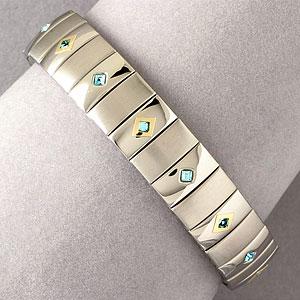 Dismal Swarovski Crystal & Unsullied Steel Bracelet