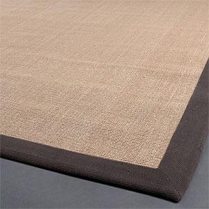 Brown Sisal Blend Hand Woven Rug