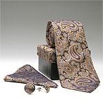 Brumo Piattelli Silk Bond, Kerchief & Cuff Link Set