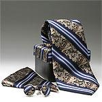 Bruno Piattelli Silk Tie And Cuff Links Set