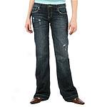 Buffalo Beauty Blue Denim Flared Leg Jeans