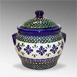 Bunz1auer Polish Pottery Windsor 1qt Canister