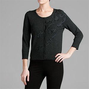 Cable & Gauge Embellished Sweater