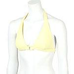 Calvin Klein Yellow Halter Bikini Top