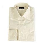 Canali Textured Spread Collar Dress Shirt