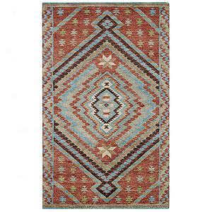 Capel Dazzle Medallion Star Hand Knotted Wool Rug