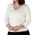 Carducci Plus Diagonally Beaded Sweater