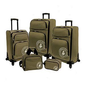 Caribbean Joe Expandable 5pc Luggage Set