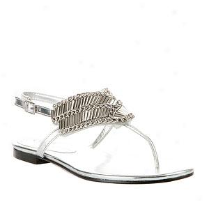 Carlos By Carlos Santana Comet Silver Sandal