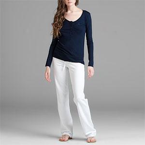 C&c California White Fleece Cotton-wool Pant