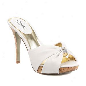 Charles By Charles David Twisted White Sandal