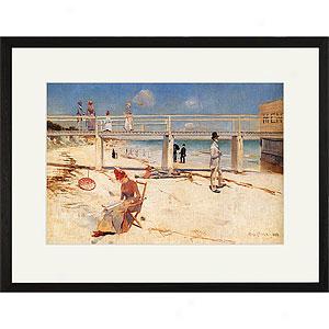 Charles Condor A Holiday At Mentone Framed Print