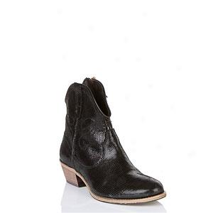 Charles Dabid Mex Black Leather Boot